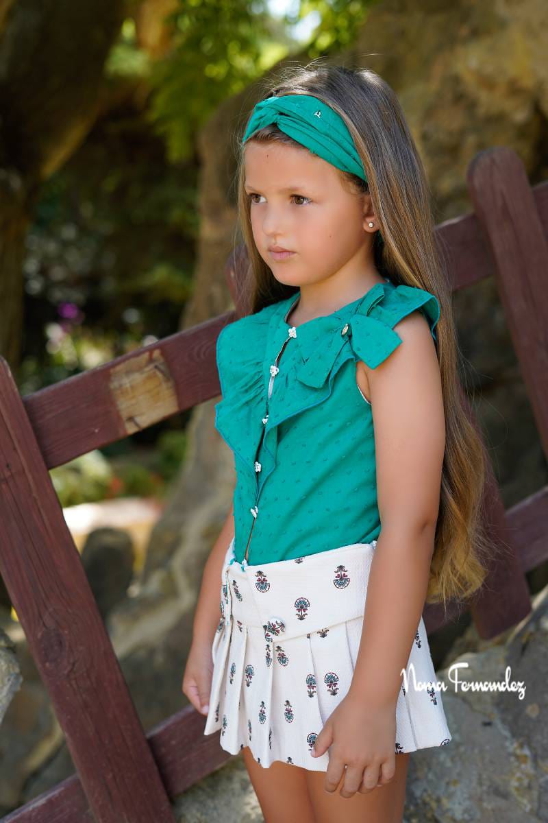 Conjunto Falda-Short y Blusa Cedro Noma Fernandez