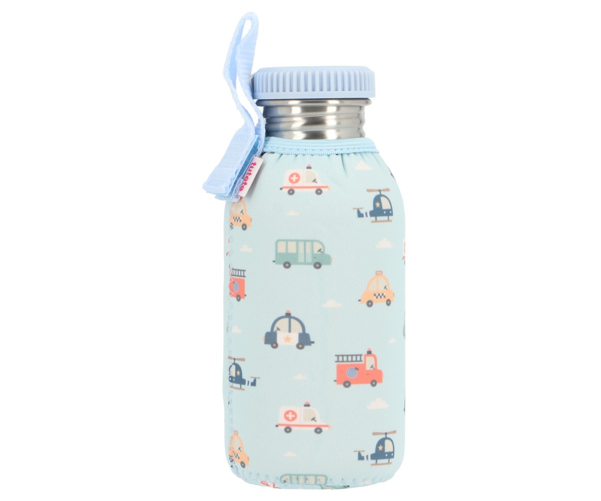 Botella De Acero Con Funda 500ml City Cars Tutete