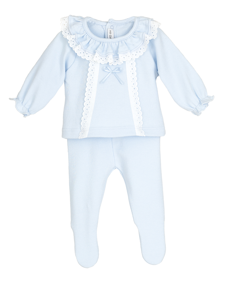 Conjunto Polaina Gregal Celeste Calamaro