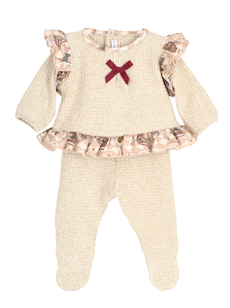 Conjunto Polaina Mistral Rosa Calamaro