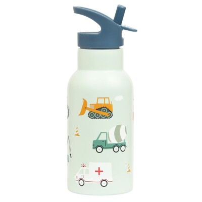 Botella Acero 350 Ml Vehiculos Little Dutch
