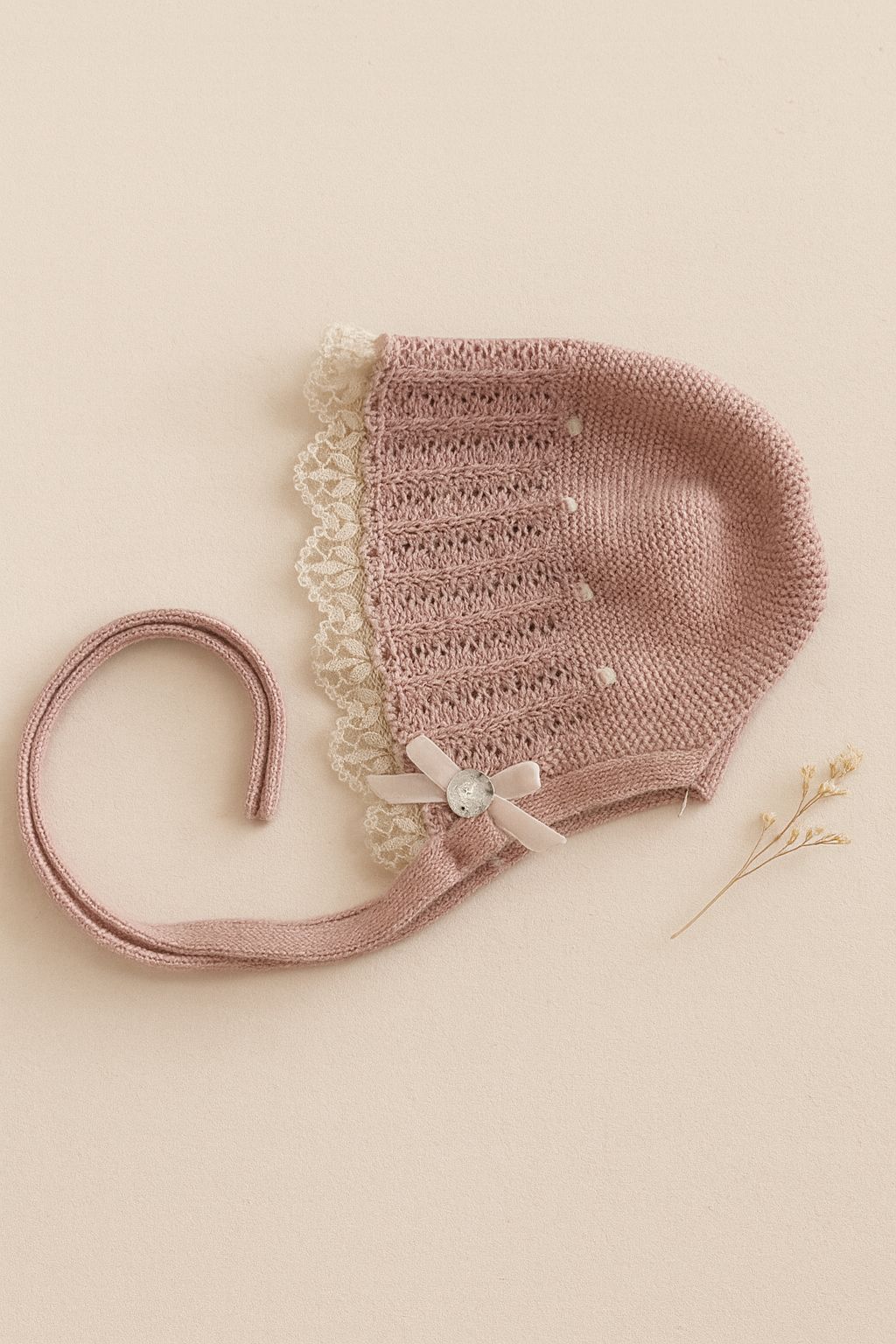 Capota Punto Rosa Palo /avena - Alegria Paz Rodriguez