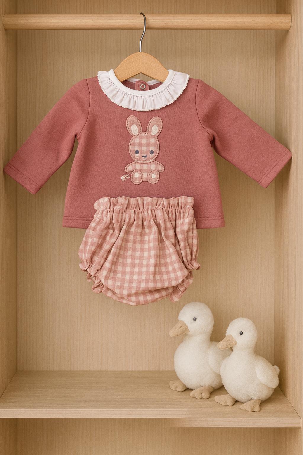 Conjunto Bebe NiÑa Conejito Toscana Kiz