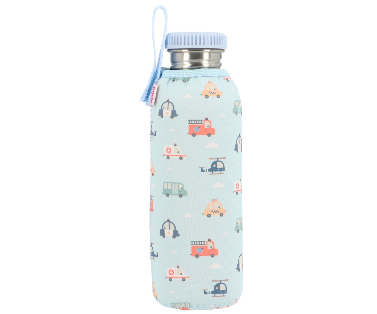 Botella De Acero Con Funda 750ml City Cars