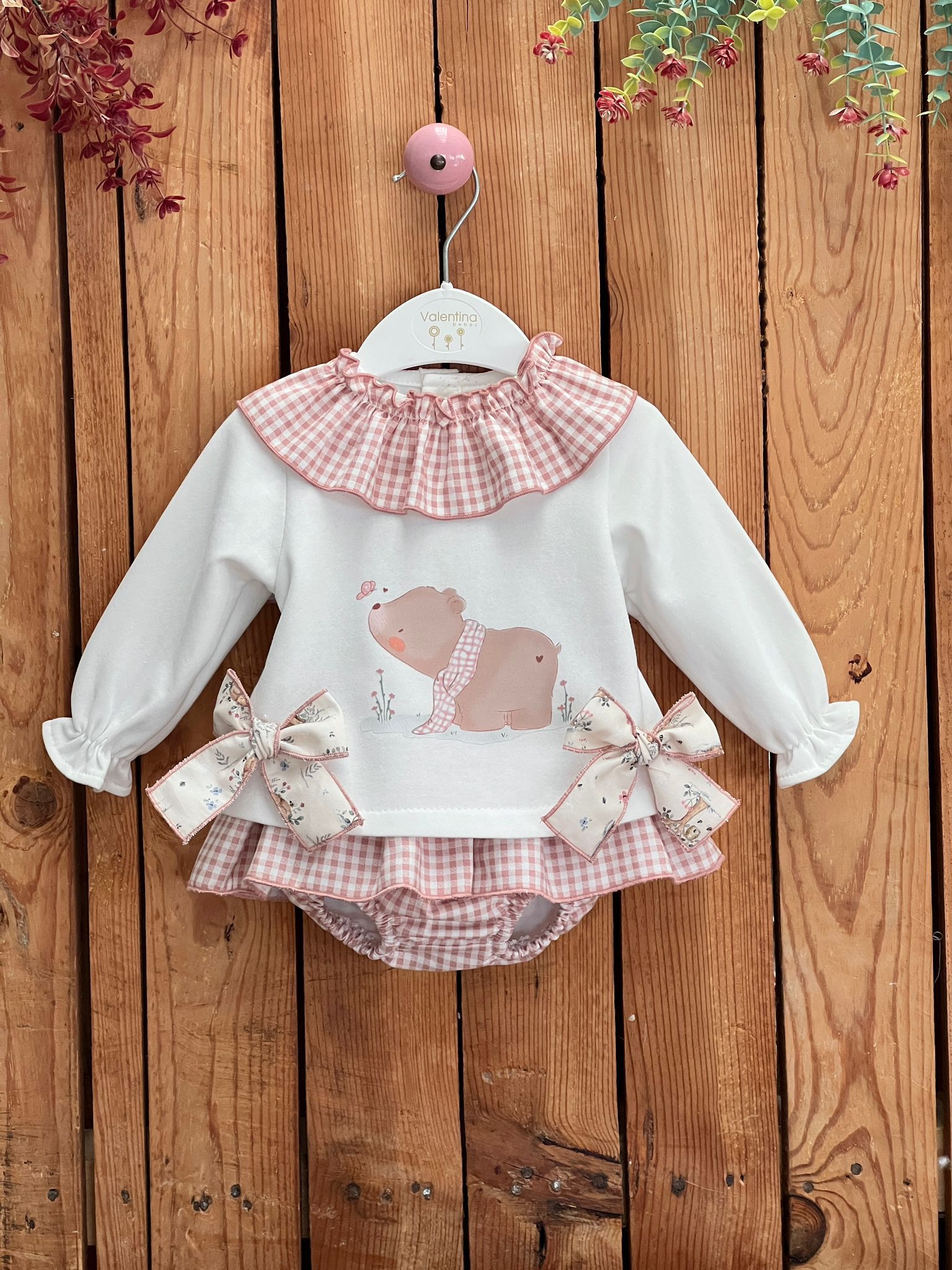 Conjunto Donatella NiÑa Crudo Valentina Bebes