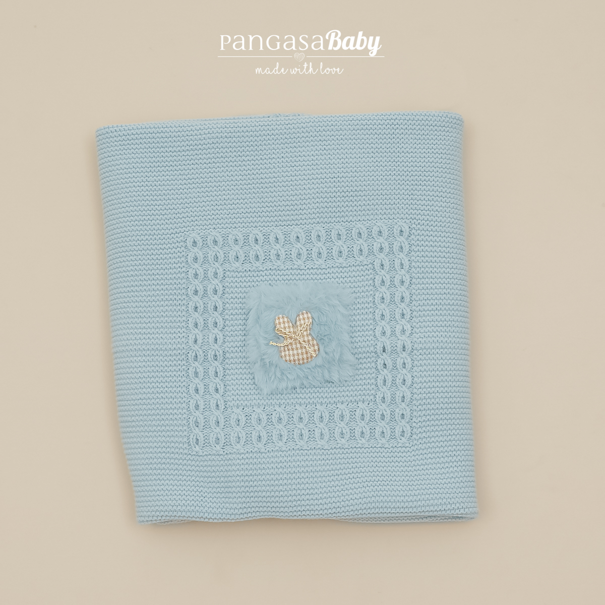 Manta Bambi Celeste Empolvado - Petite Bambi Pangasa