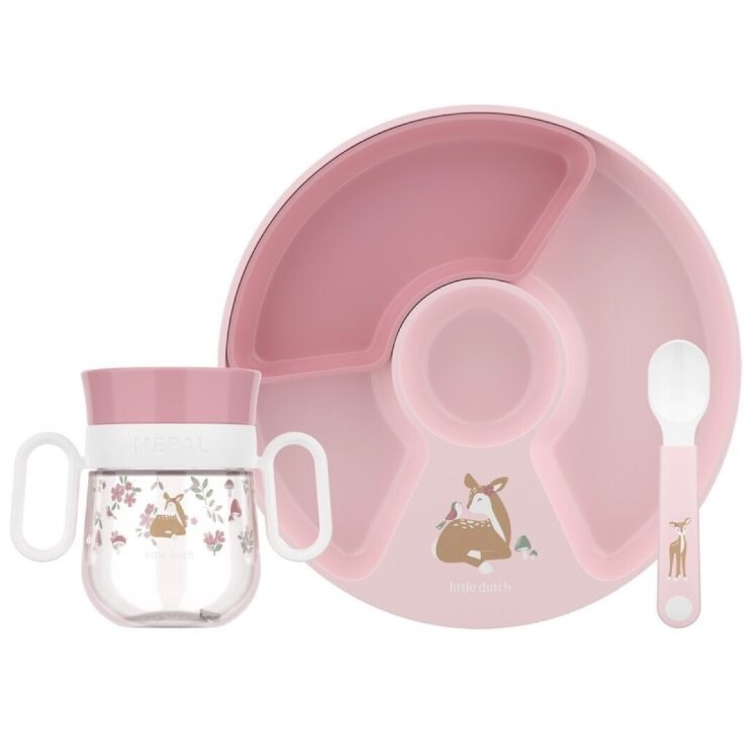 Vajilla Bebe Mio 3 Pcs Fairy Garden Little Dutch