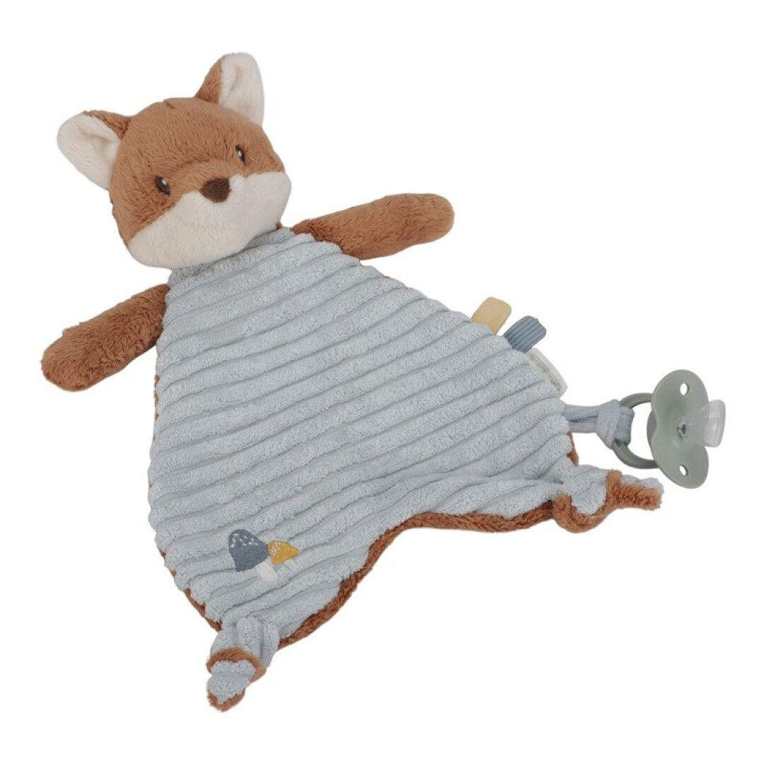Doudou Zorro Textura Forest Friends Little Dutch