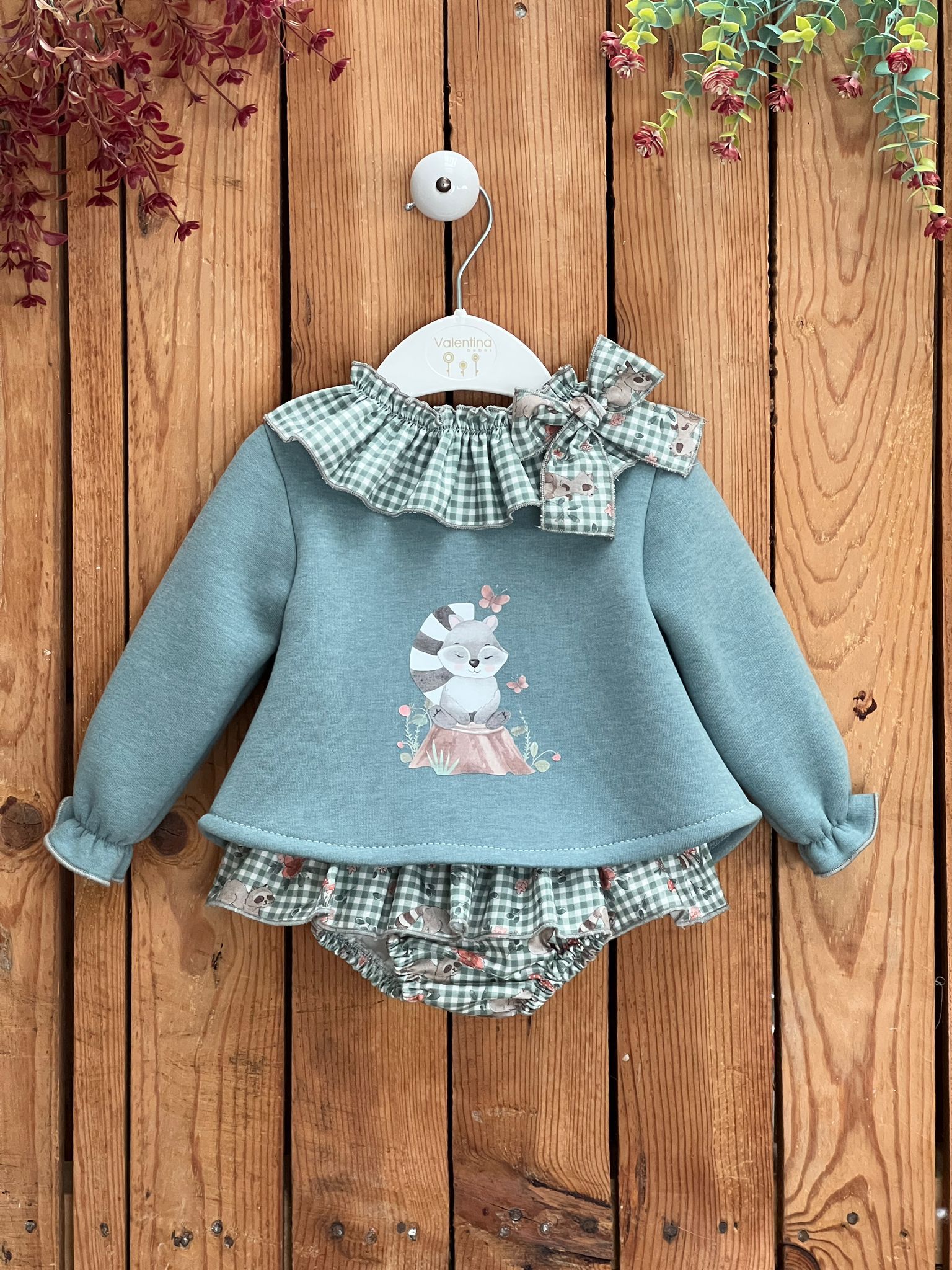 Conjunto Garden Green Valentina Bebes