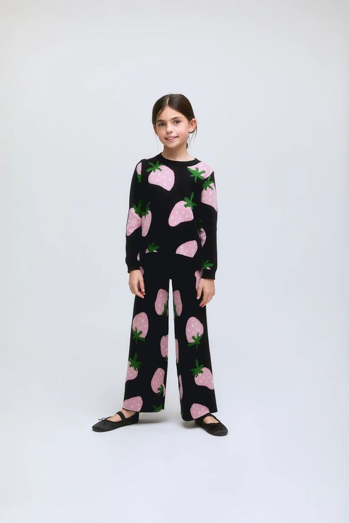 Conjunto Punto Niña Morango Compañía Fantástica