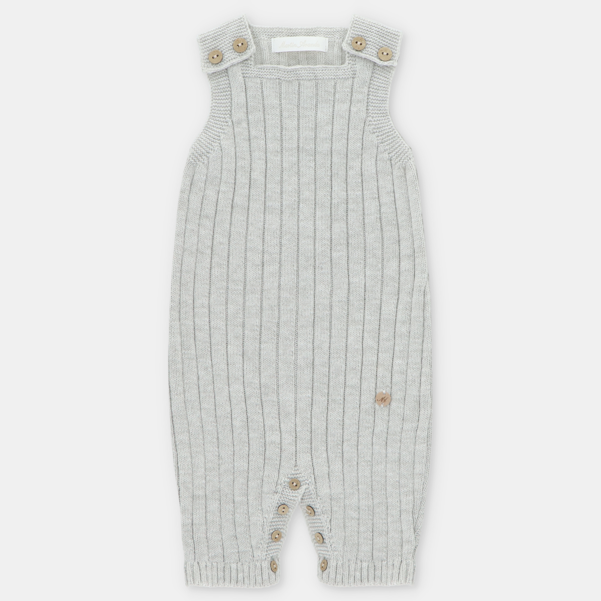 Peto Largo Punto Unisex Cambridge Gris Perla Martin Aranda