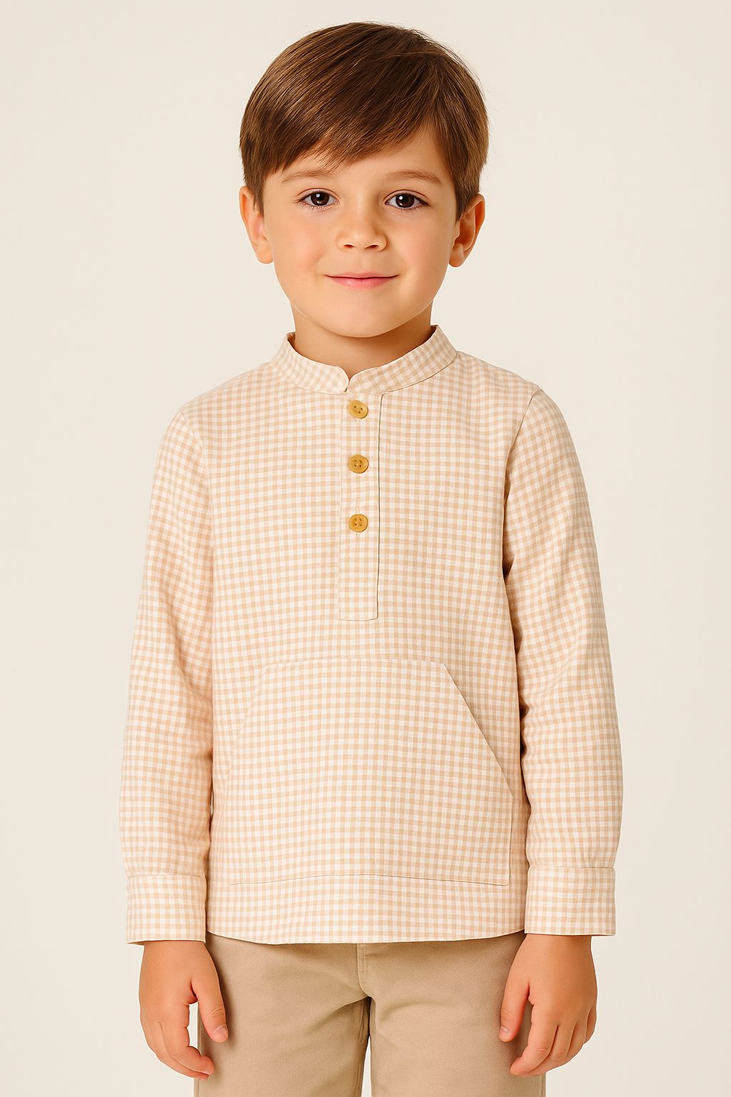 Camisa Cuadro Vichy Maquillaje Copo