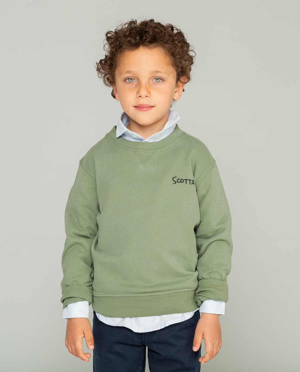 Sudadera NiÑo Moto Racer Verde Sotta