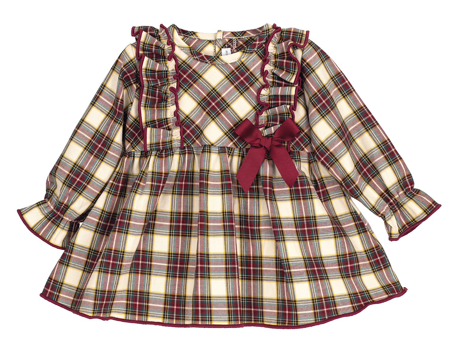 Vestido Boreas Granate Calamaro