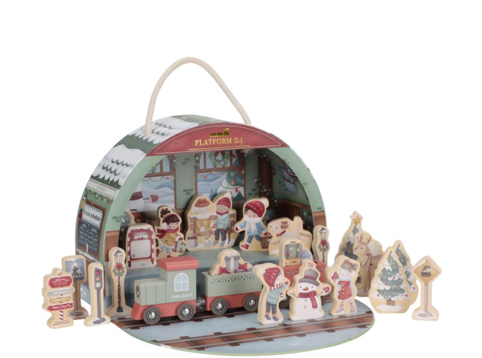 Caja Adviento Tren Navidad Little Duitch