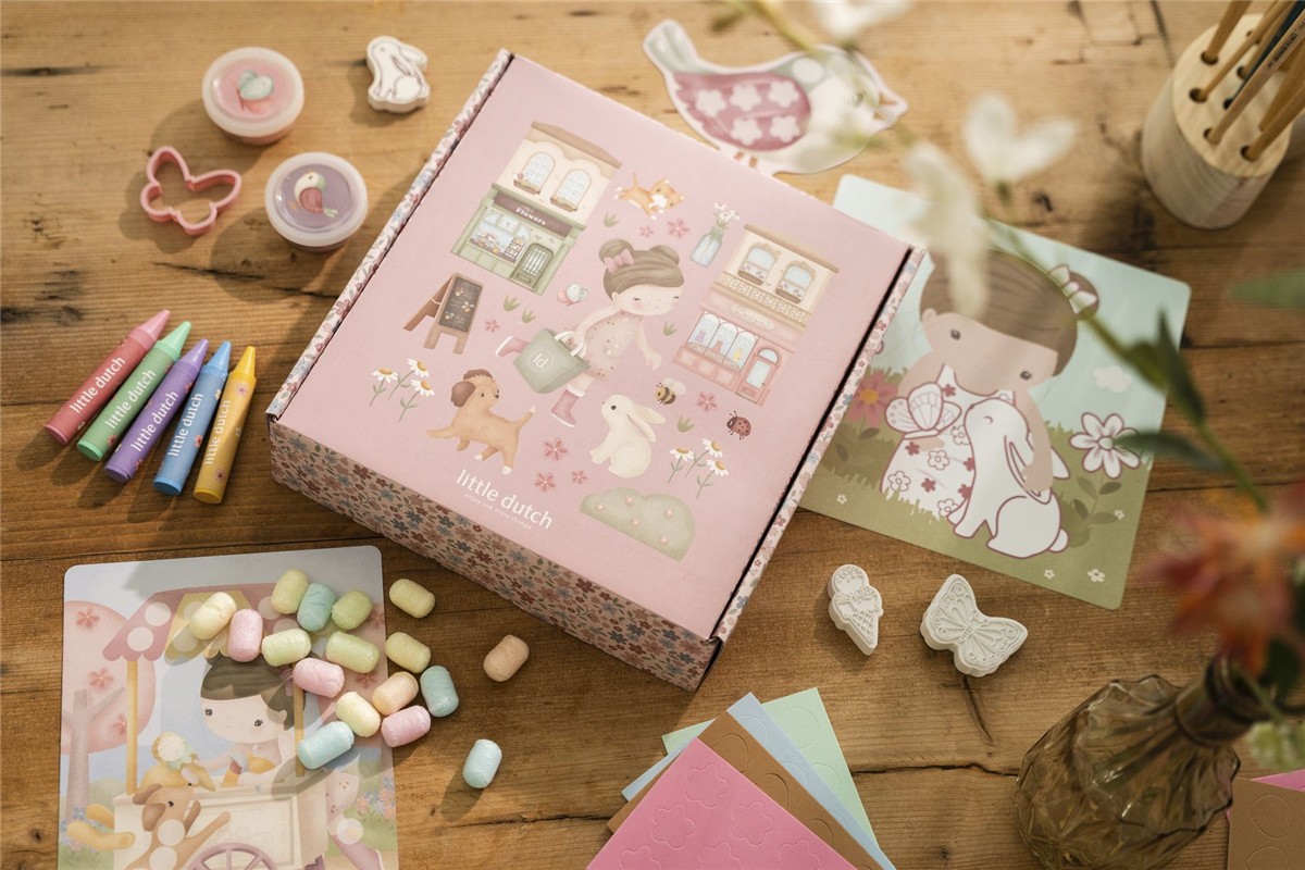 Caja De Creatividad Xl Rosa Little Dutch