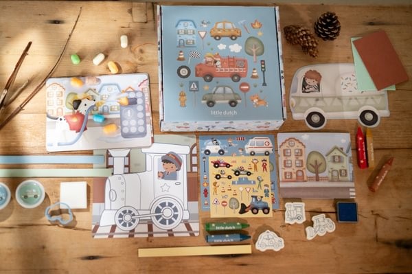 Caja De Creatividad Xl Azul Little Dutch