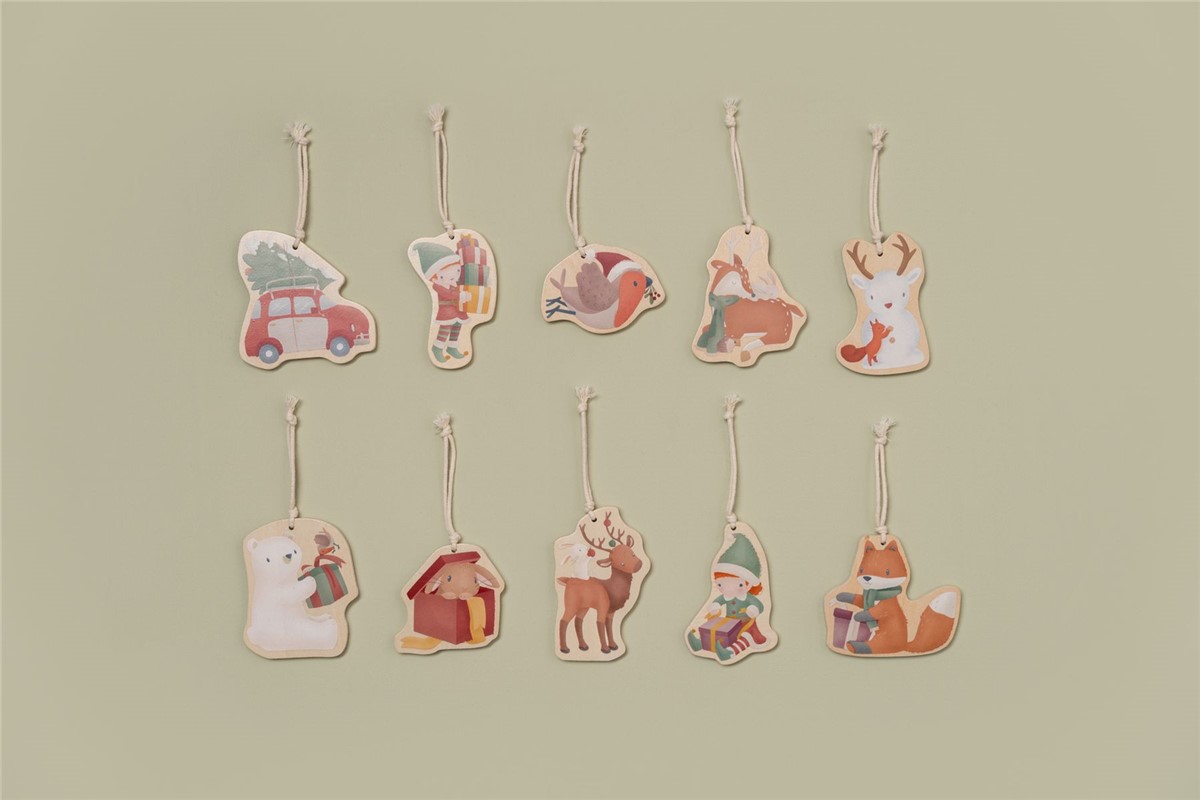 Decoración Navidad Colgante Madera Little Dutch