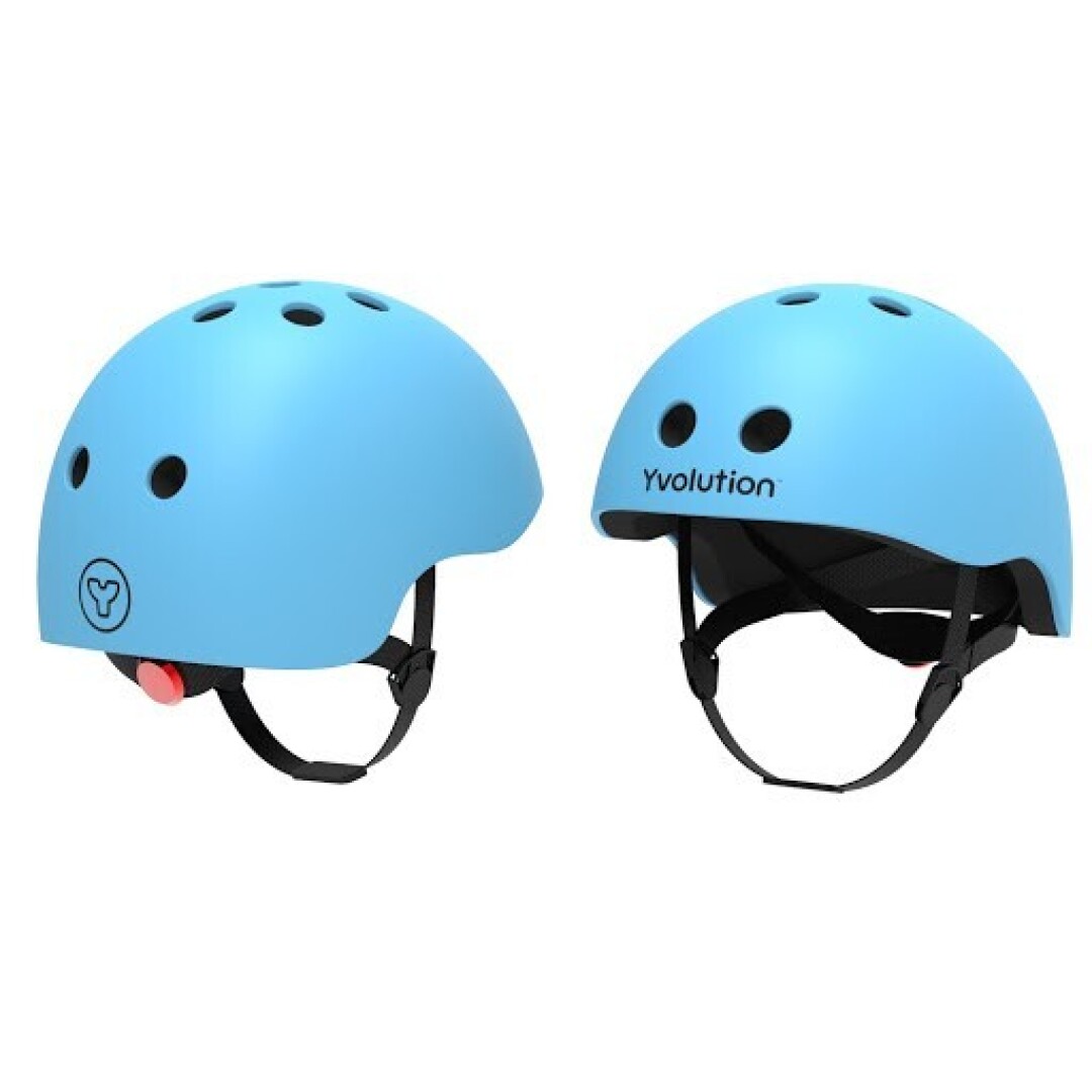 Casco Talla S Azul Yvolution Little Dutch