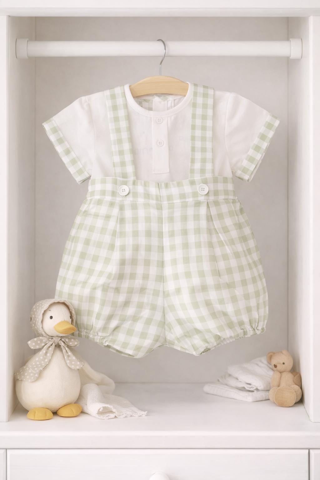 Conjunto Camisa Y Peto NiÑo Frescura Paz Rodriguez