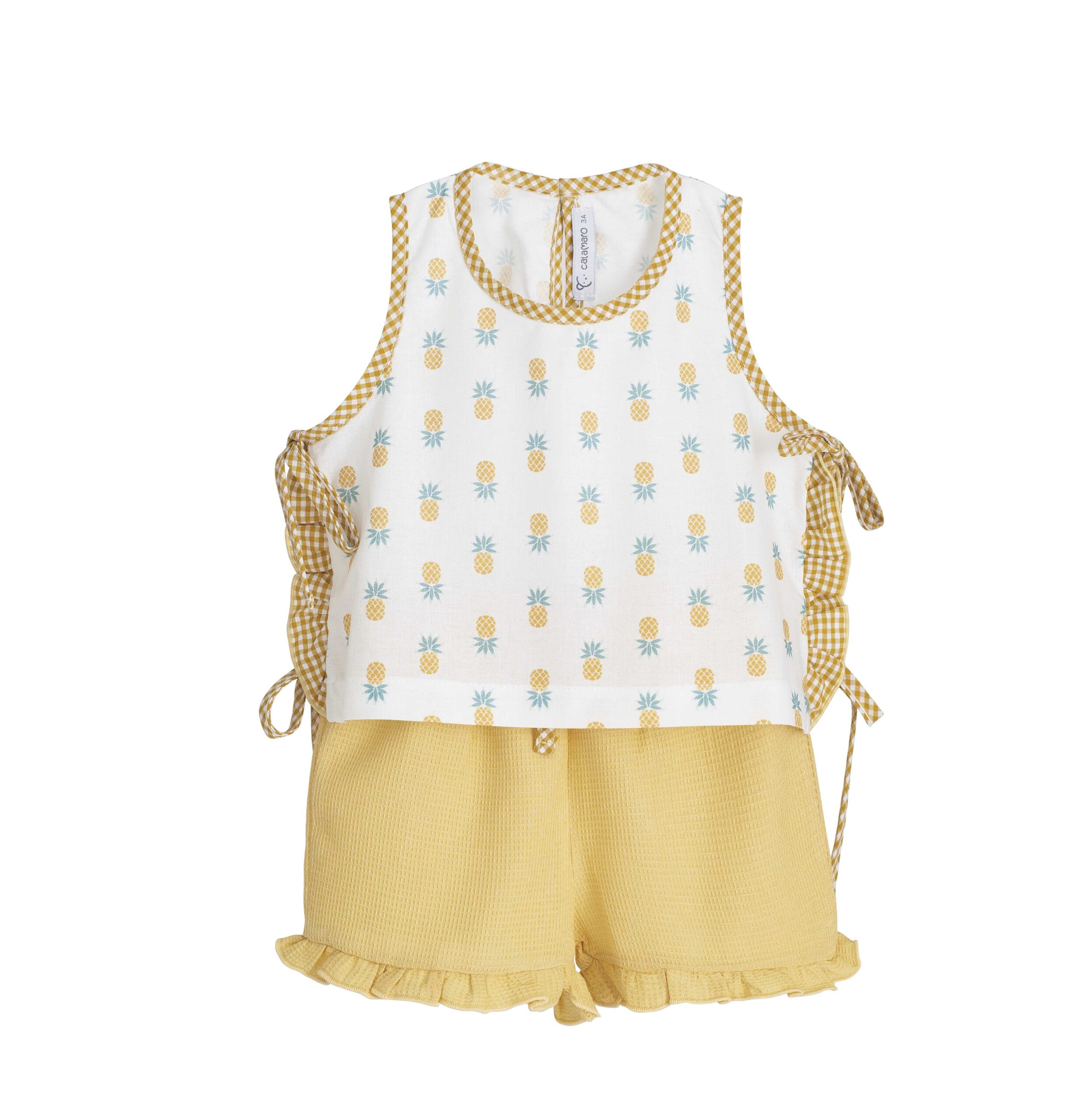 Conjunto Pantalon Mostaza Gaya Calamaro