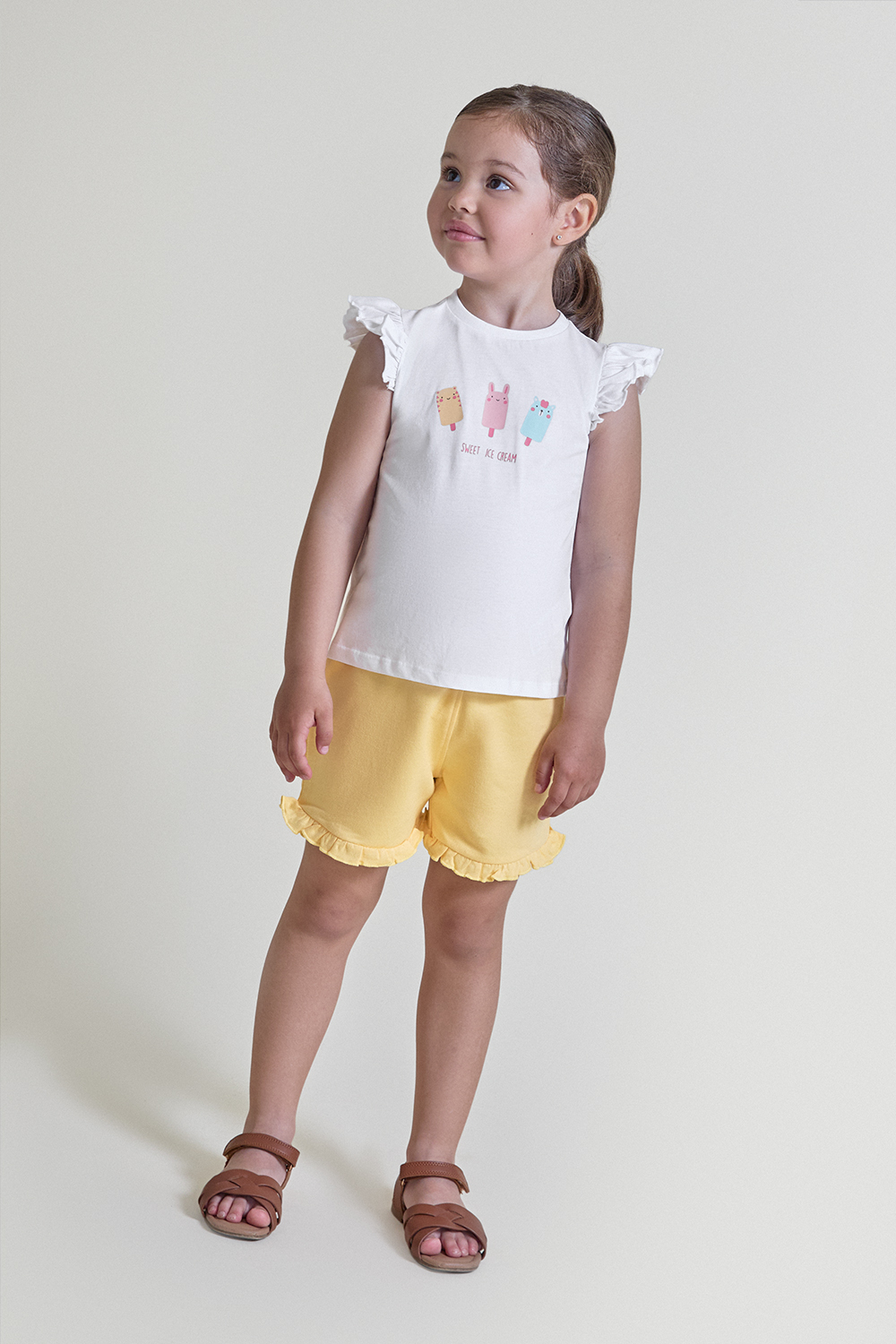 Conjunto Algodon Corto NiÑa Helados Street Monkey