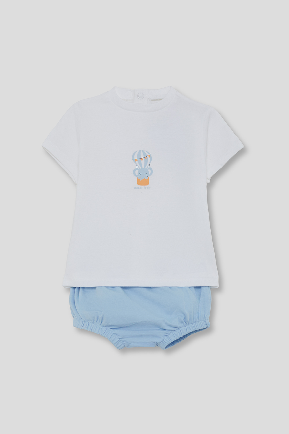 Conjunto Elefantito NiÑo Celeste Street Monkey