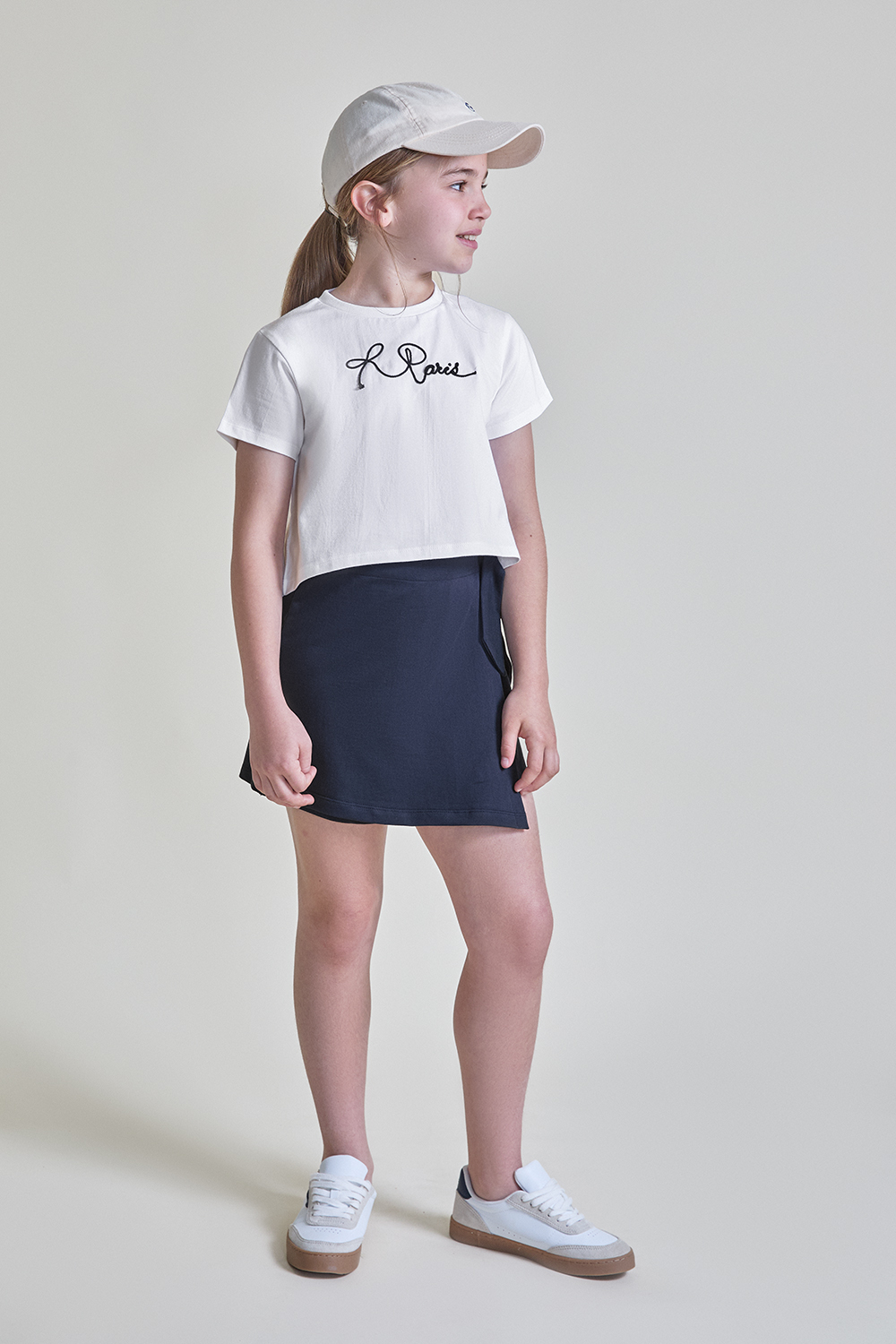 Conjunto Algodon NiÑa Paris Marino Street Monkey