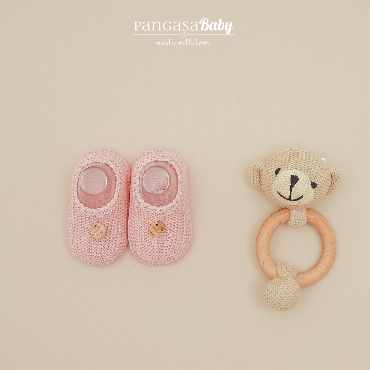 Botitas Zapatito Rosa Empolvado Pangasa