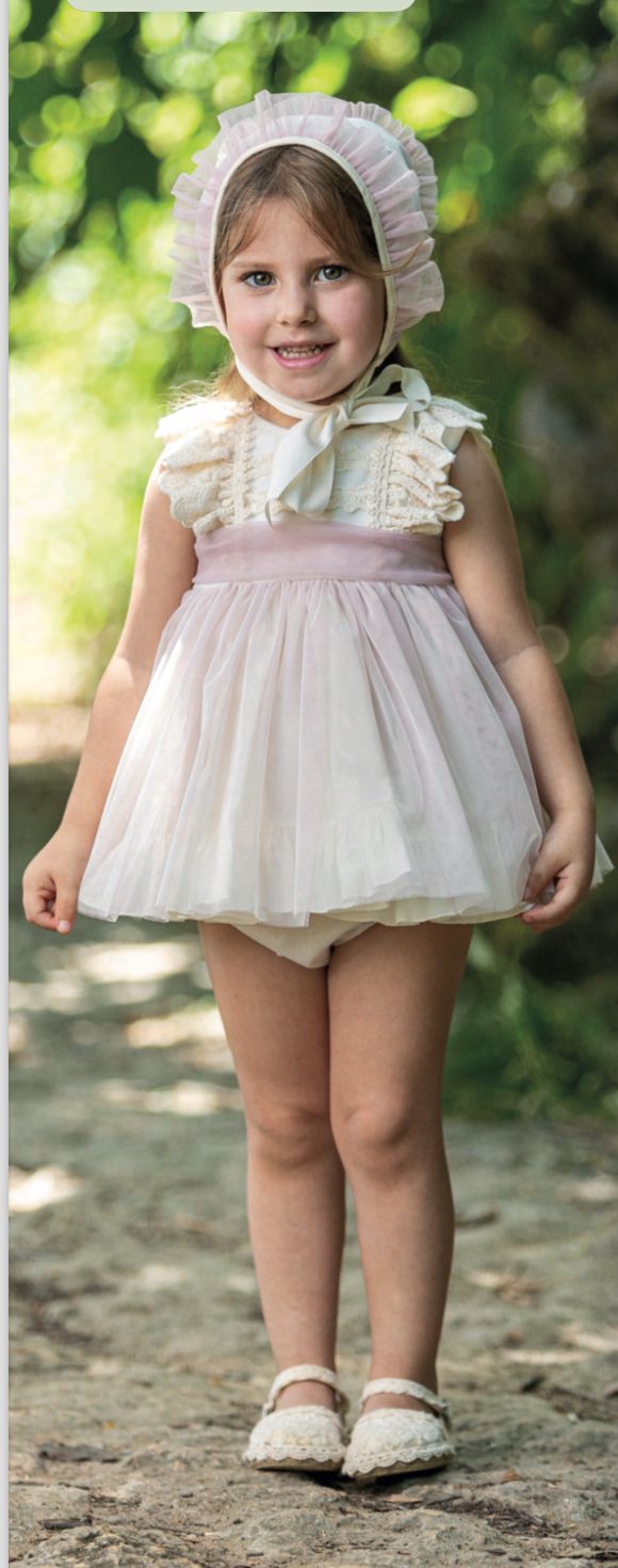 Jesusito Ceremonia Con Capota Tul Rosa Abuela Tata