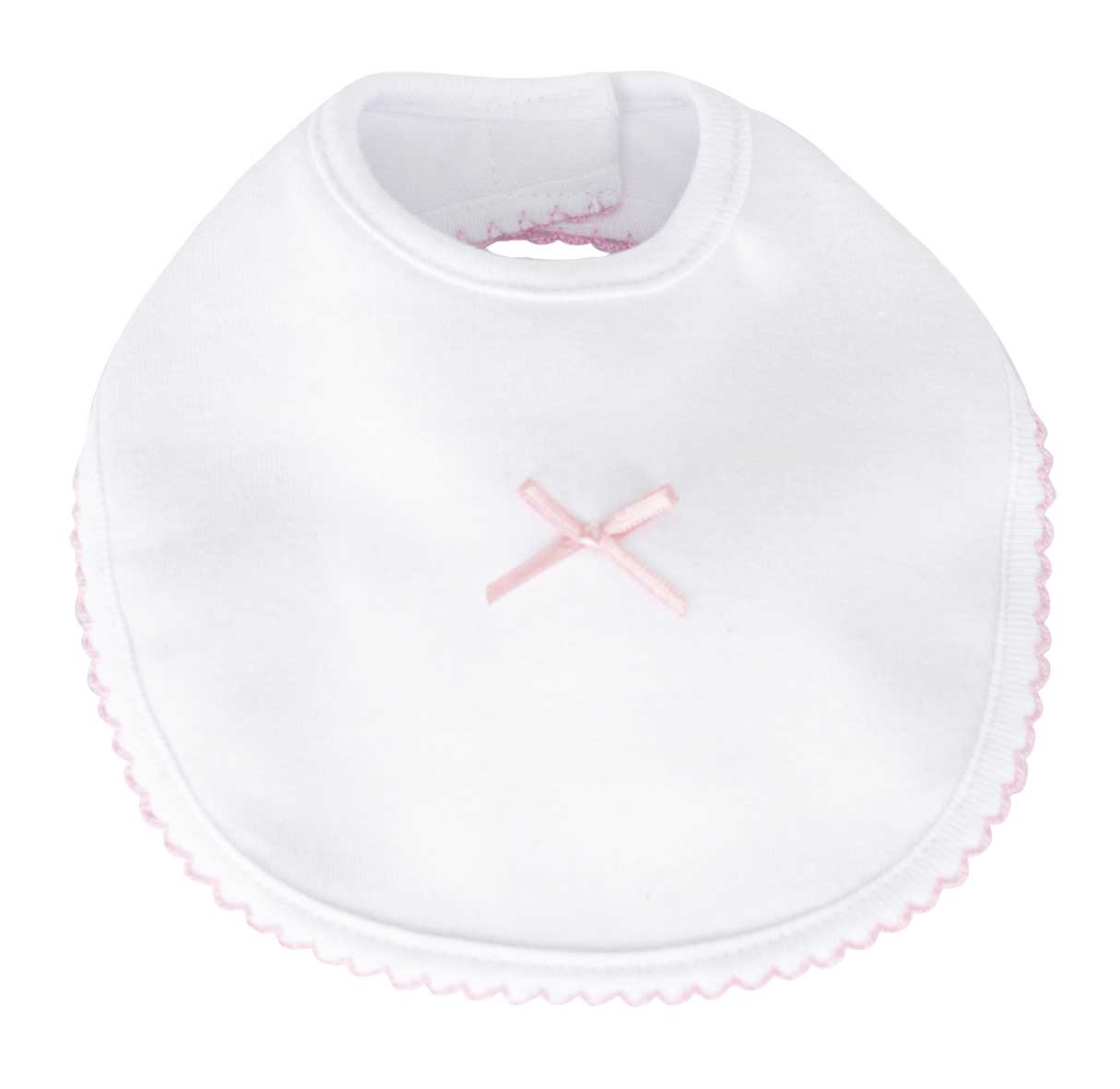 Pack 2 Baberos Diente De Rata Rosa /gris Calamaro