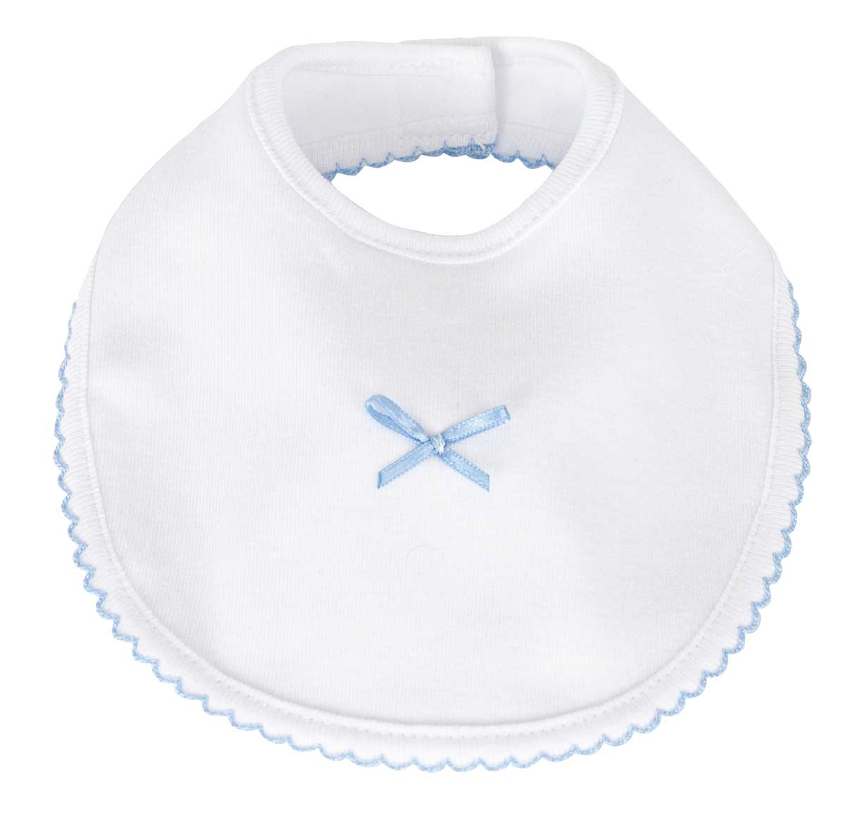 Pack 2 Baberos Diente De Rata Celeste/gris