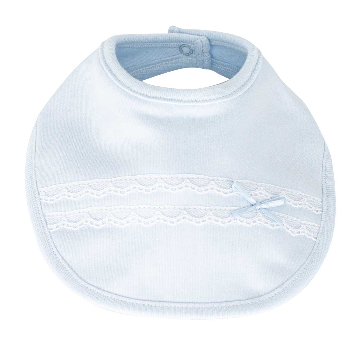 Pack 2 Baberos Puntilla Celeste Calamaro