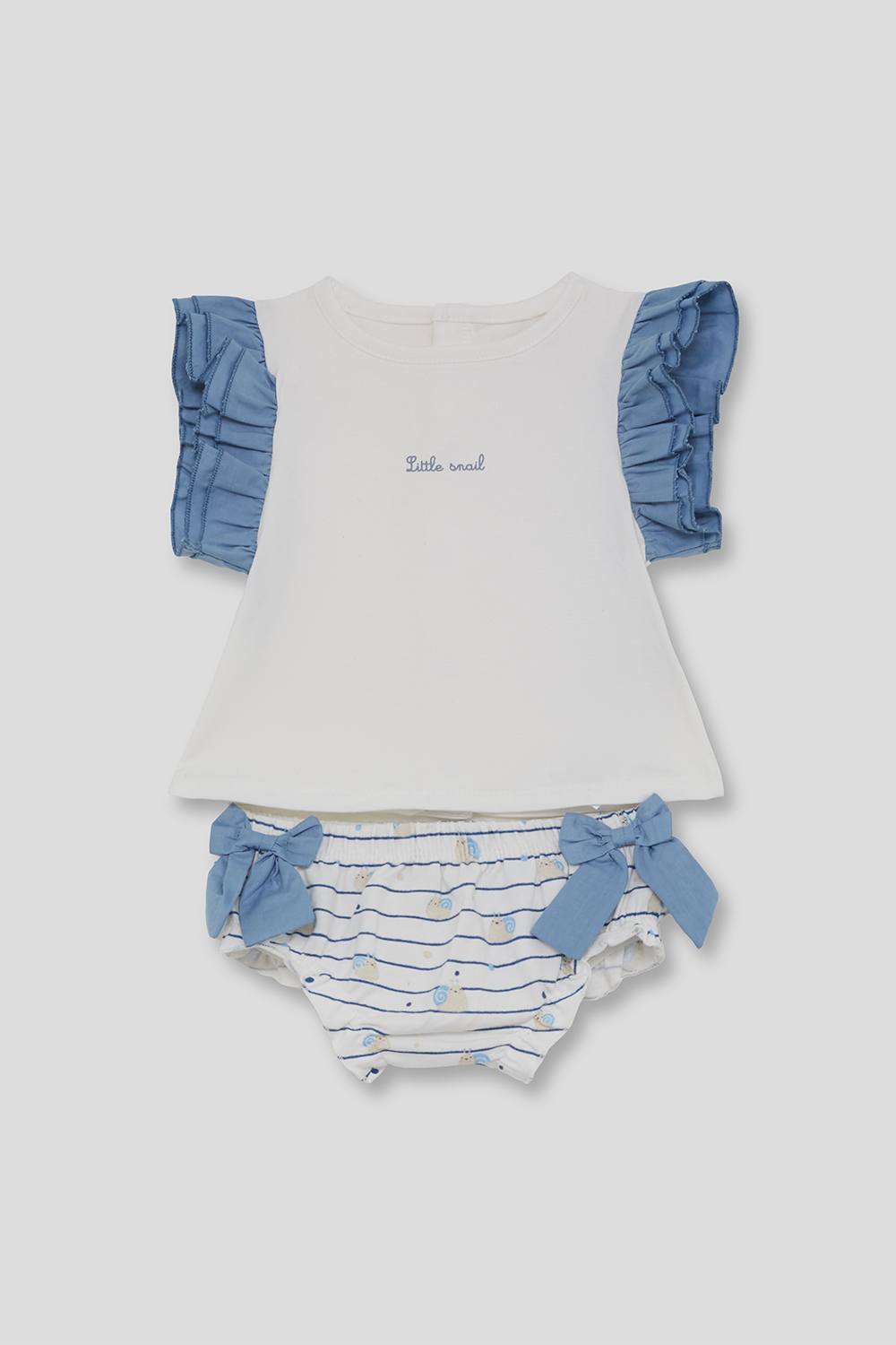 Conjunto Recien Nacido NiÑa Crudo Street Monkey