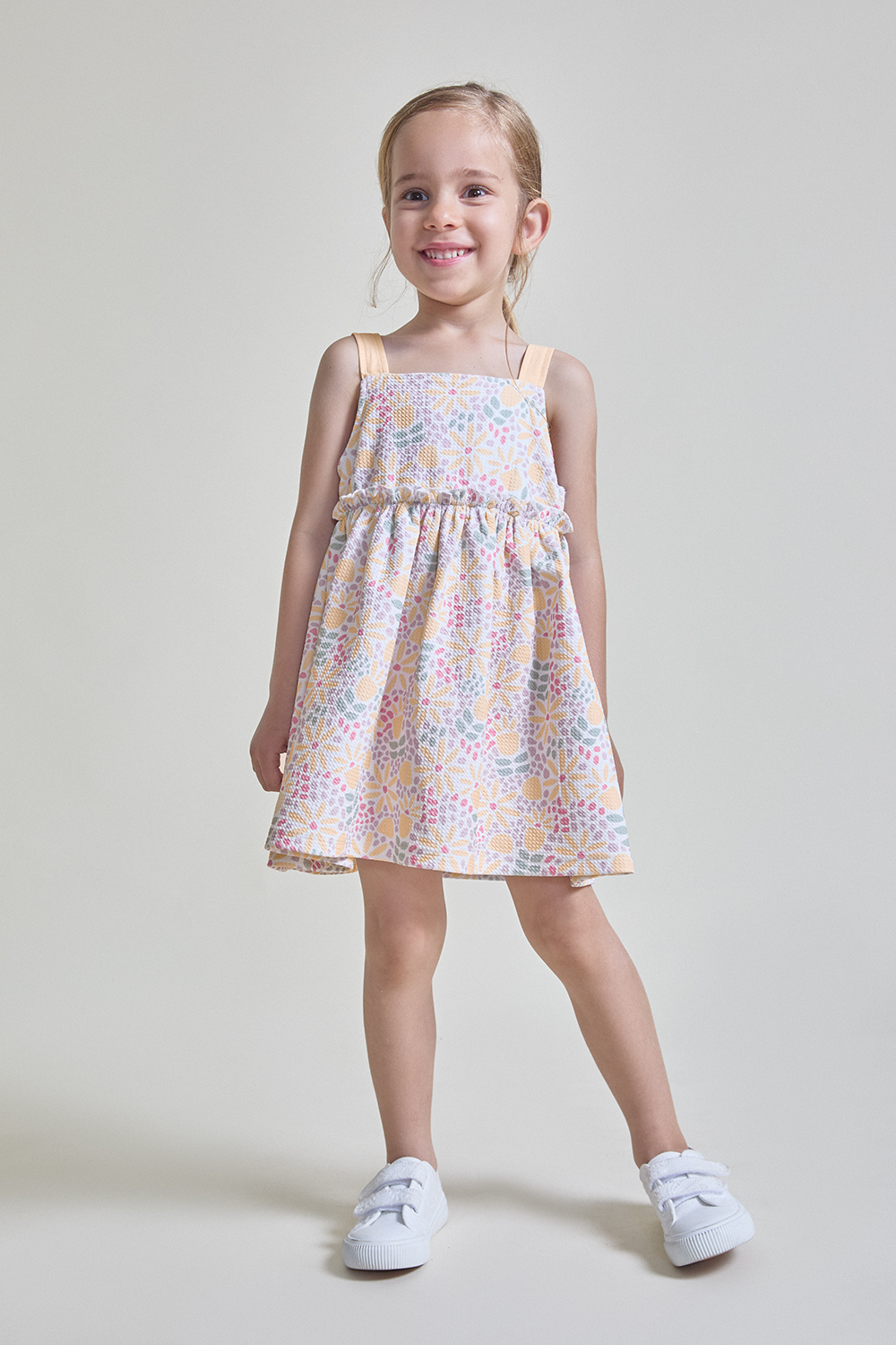 Vestido NiÑa Amarillo Street Monkey