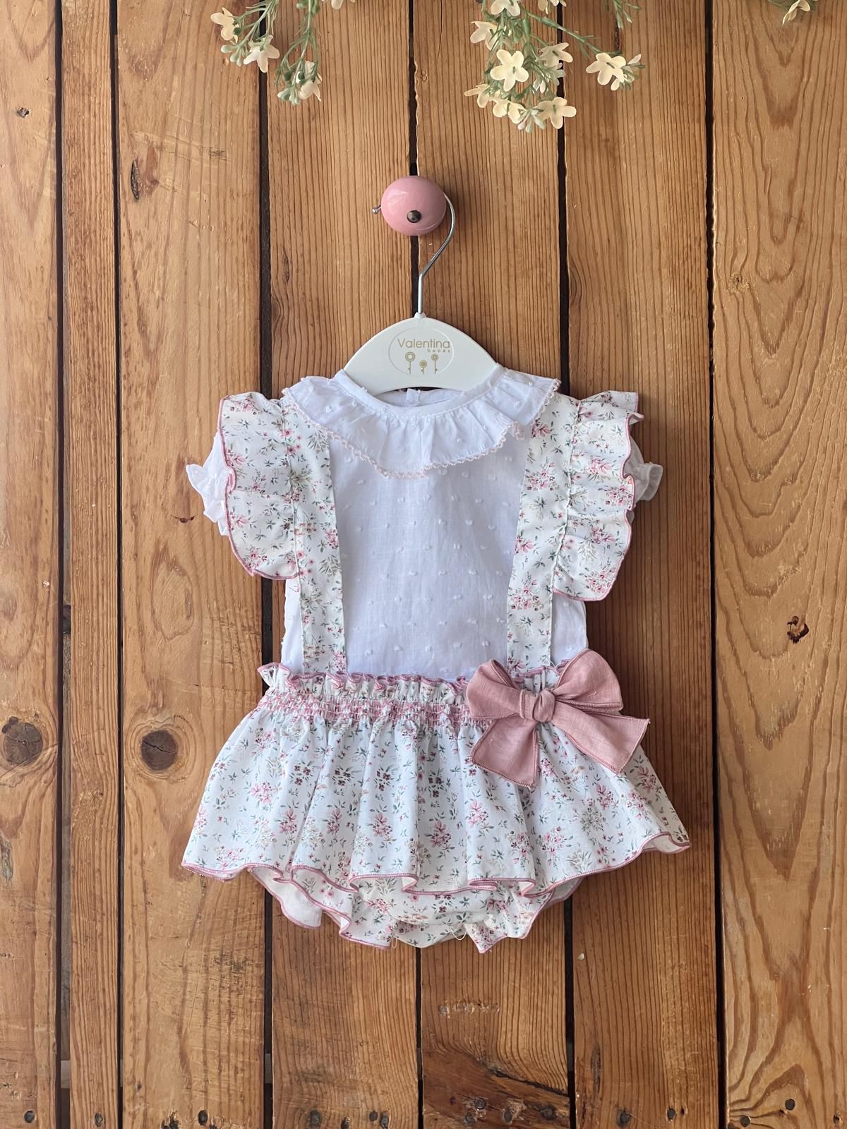 Conjunto Camisa Ranita Lady Moura Pink Valentina Bebes