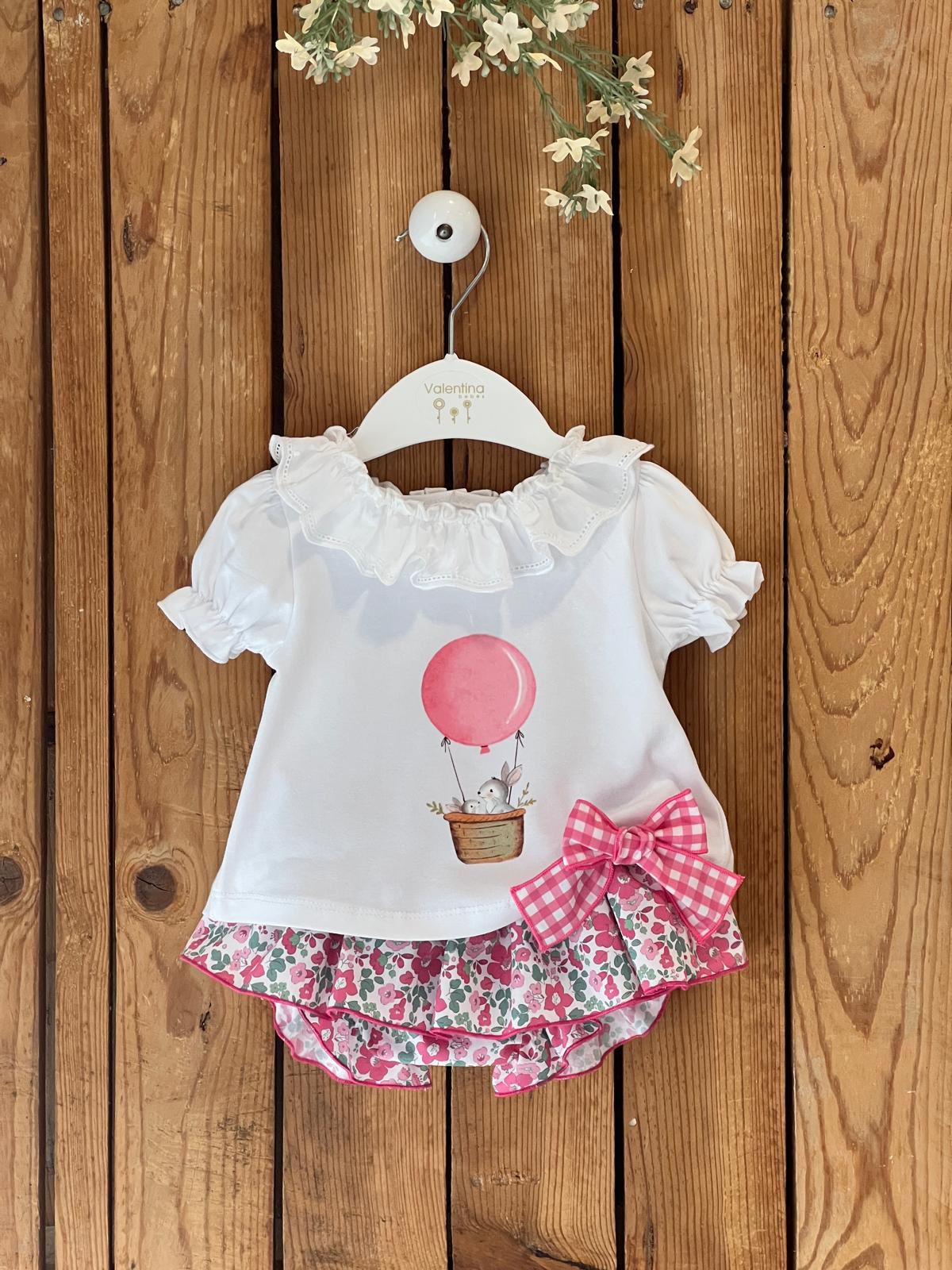 Conjunto Penelope Camiseta Valentina Bebes