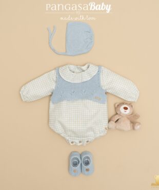 Pelele Blue y Chaleco Pangasa