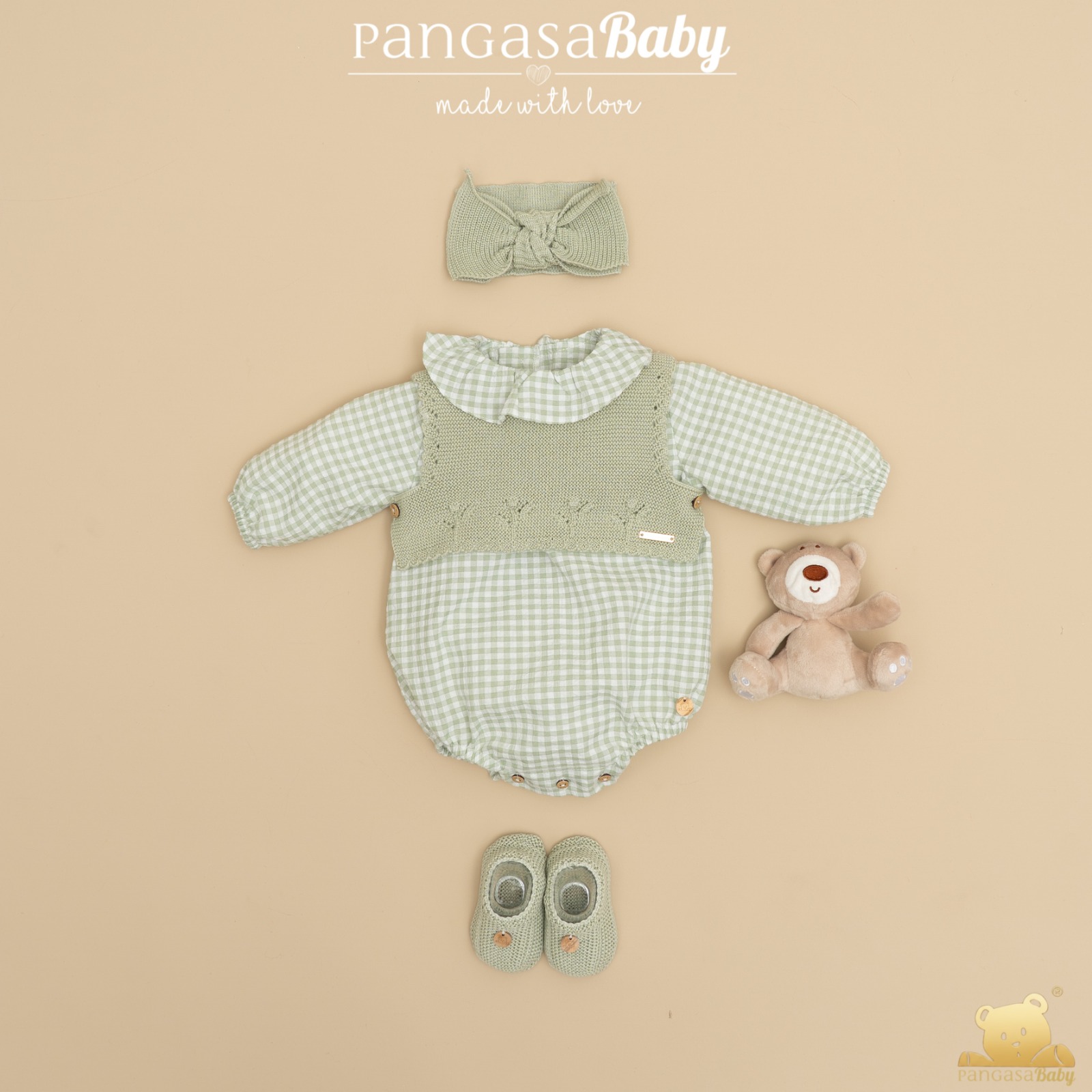 Preventa Pelele Green y Chaleco Pangasa