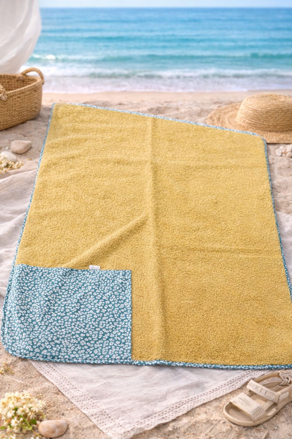 Toalla Rizo BaÑo Amarillo Martin Aranda