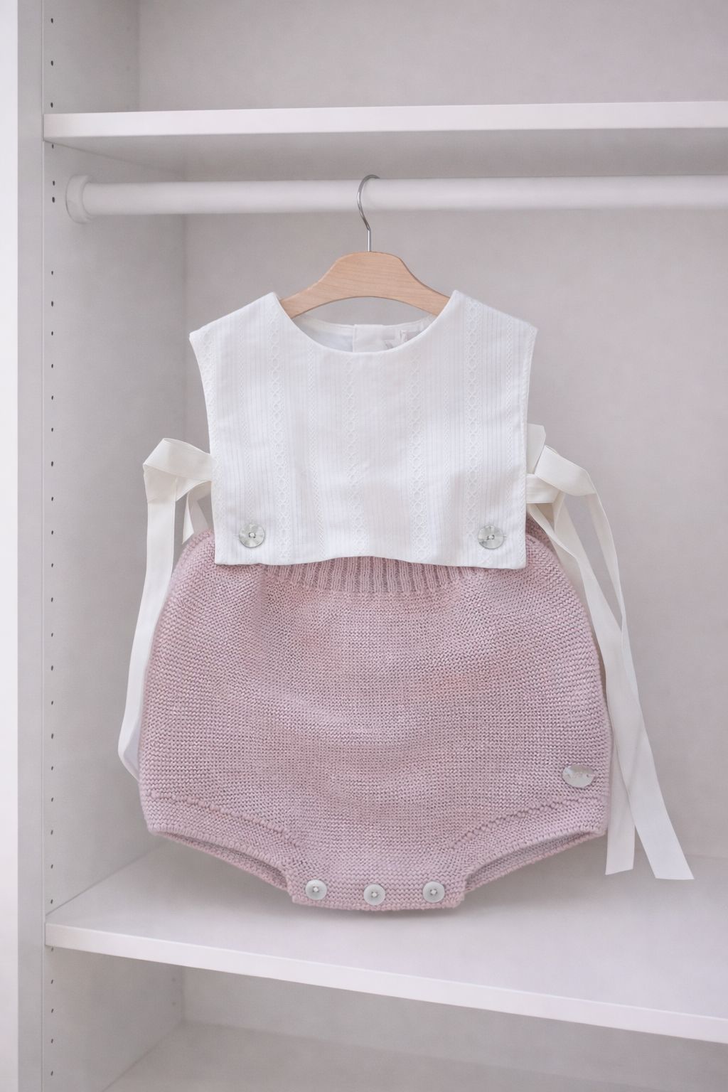 Ranita Punto Tela Regina Rosa Empolvado Martin Aranda