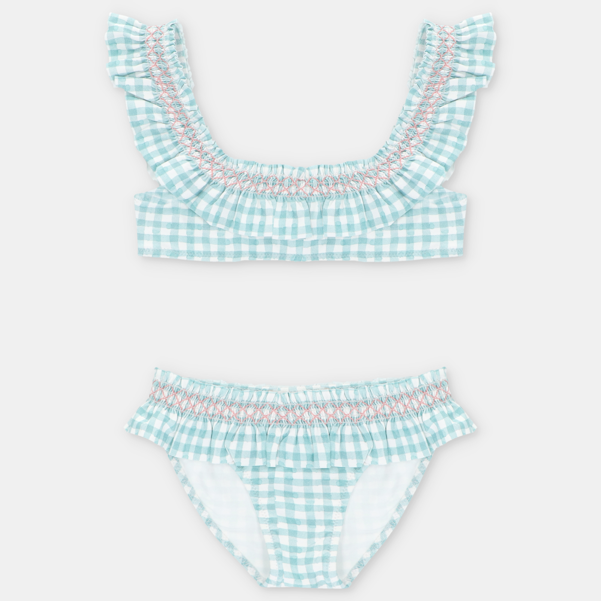 Bikini Cuadros NiÑa Picnic Verde Agua Martin Aranda