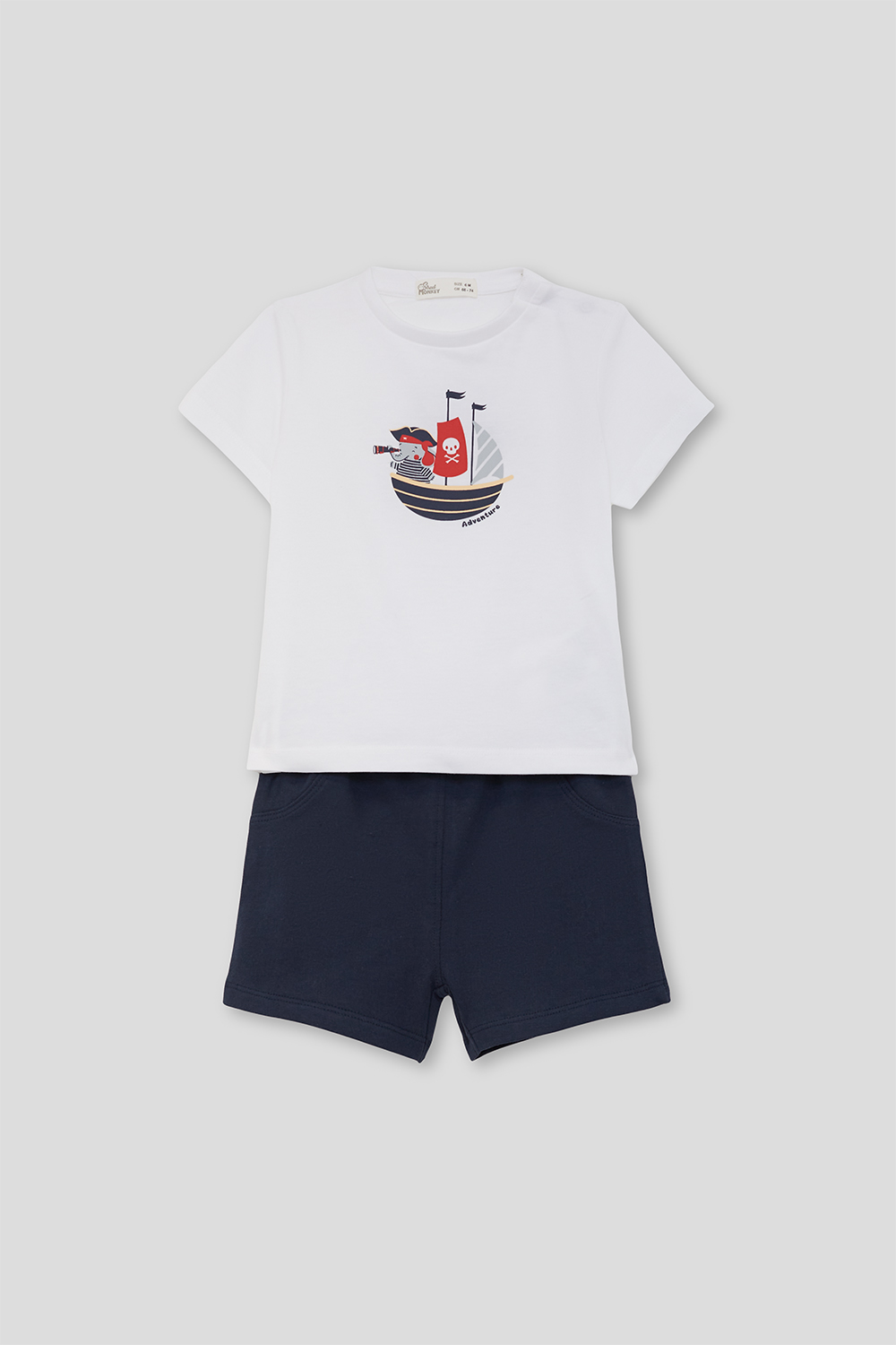 Conjunto Bebe NiÑo Marino Street Monkey