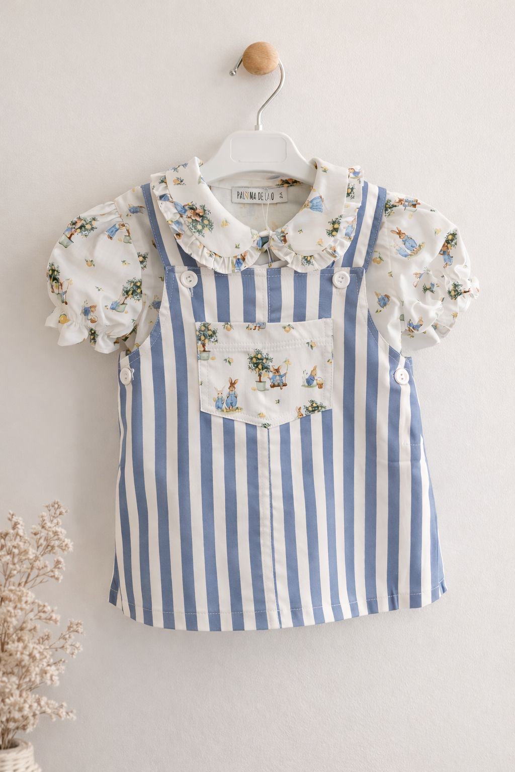 Conjunto NiÑa Conejos Paloma De La O