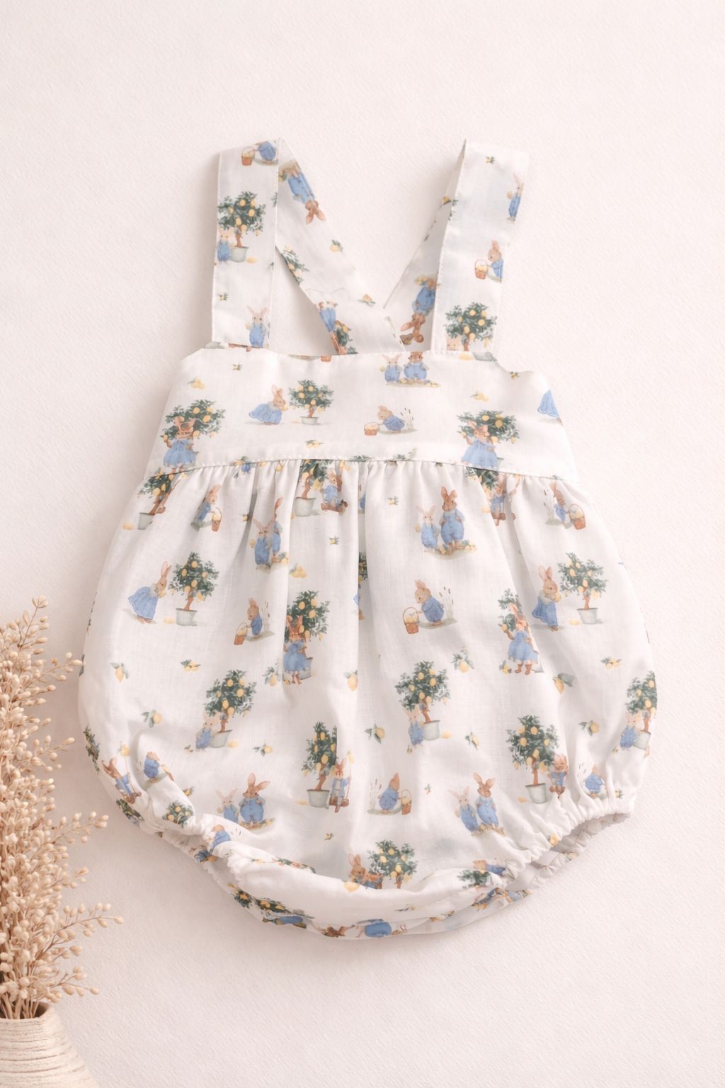 Pelele Lazada Espalda Conejos Paloma De La O