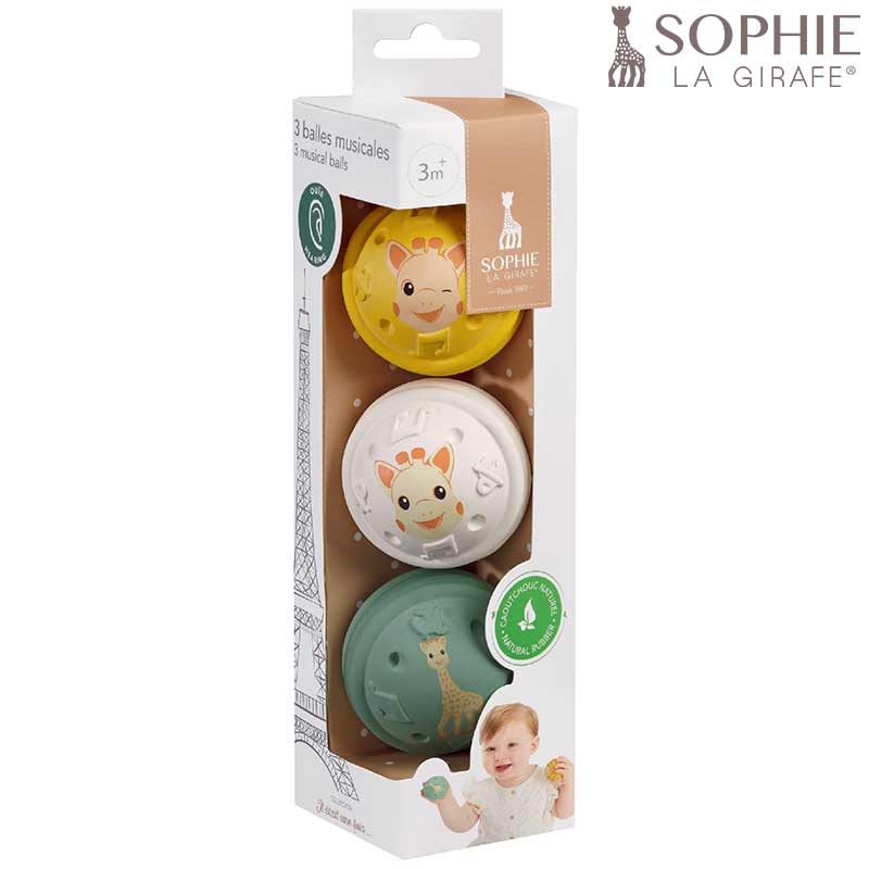 3 Bolitas Musicales Sophie La Girafe