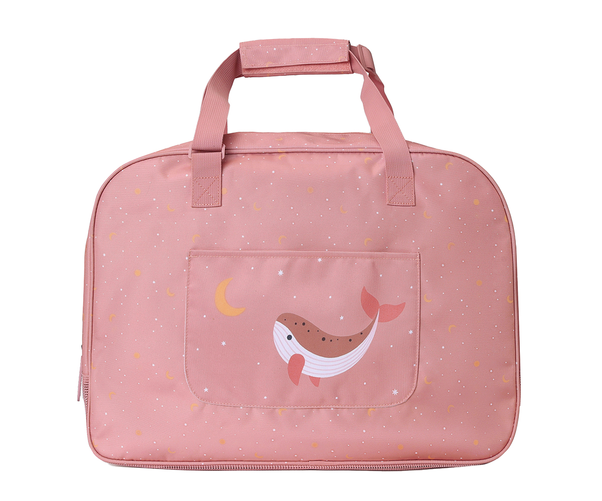 Bolso De Playa Con Rejilla Whale Pink Tutete