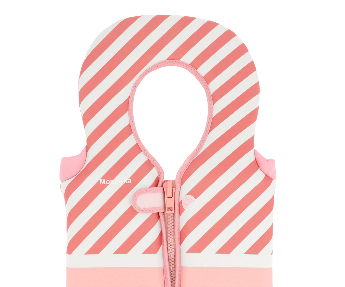 Chaleco Flotador Aprendizaje Stripes Bloom Y Blush Tutete - Imagen 3