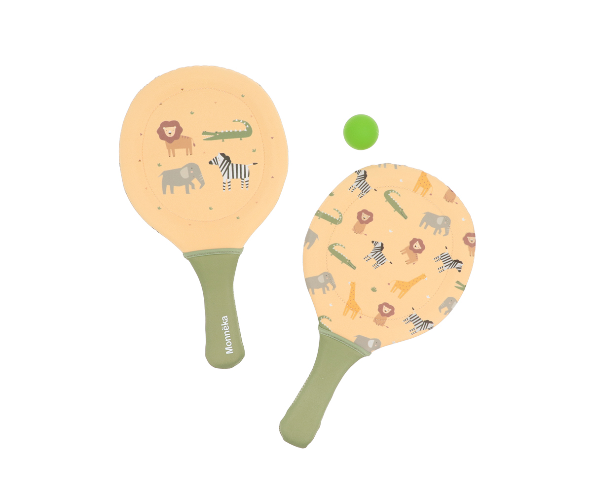 Palas De Playa Neopreno Wild Animals Tutete