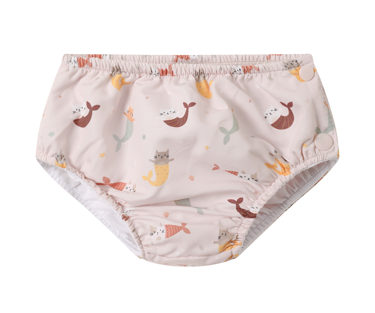 BaÑador PaÑal Volantes Mermaid Tutete